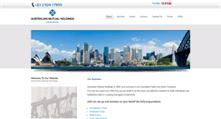 Desktop Screenshot of amhonline.com.au